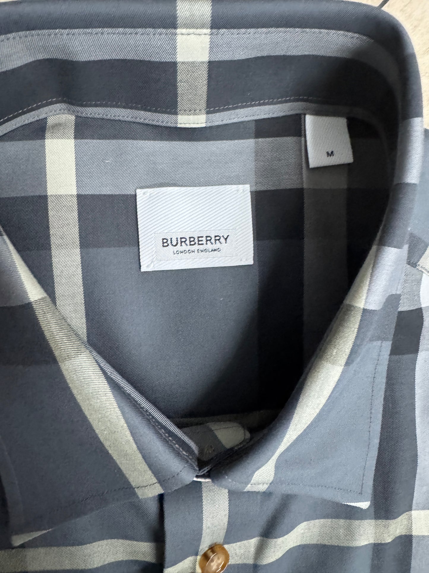Burberry Clavwedon Seal Grey Ip Check