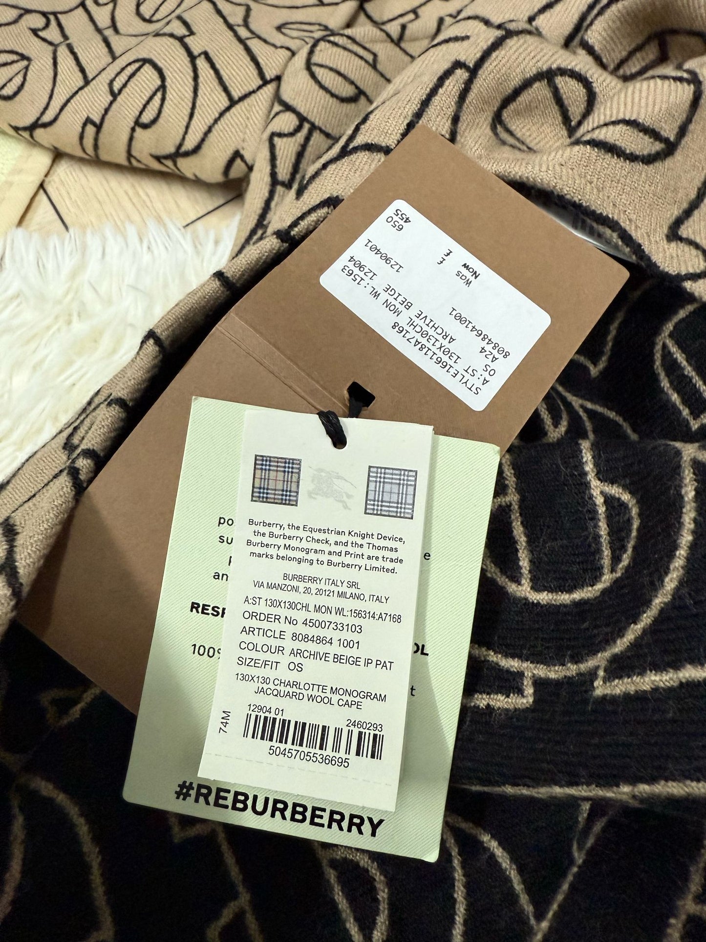 Burberry Reversible Cape