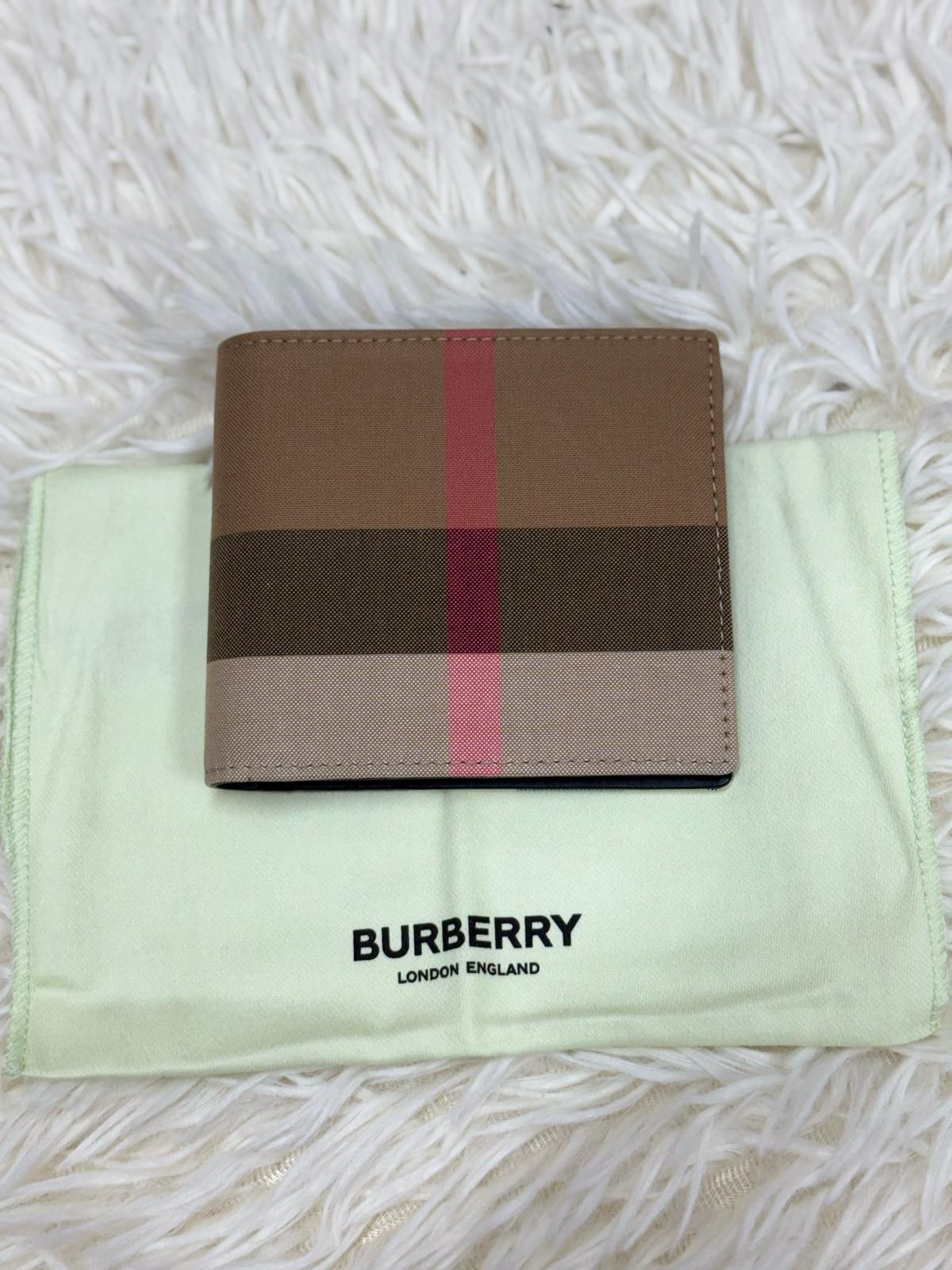 Burberry Taupe Brown Wallet