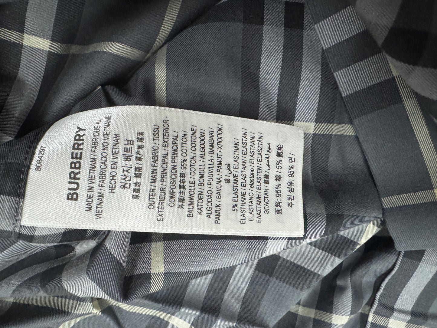 Burberry SHEFFORD SEAL GREY SHIRT
