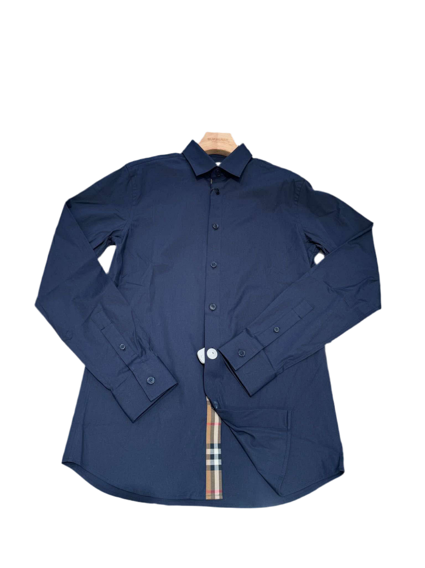 Burberry Shefford Navy Mens Shirt