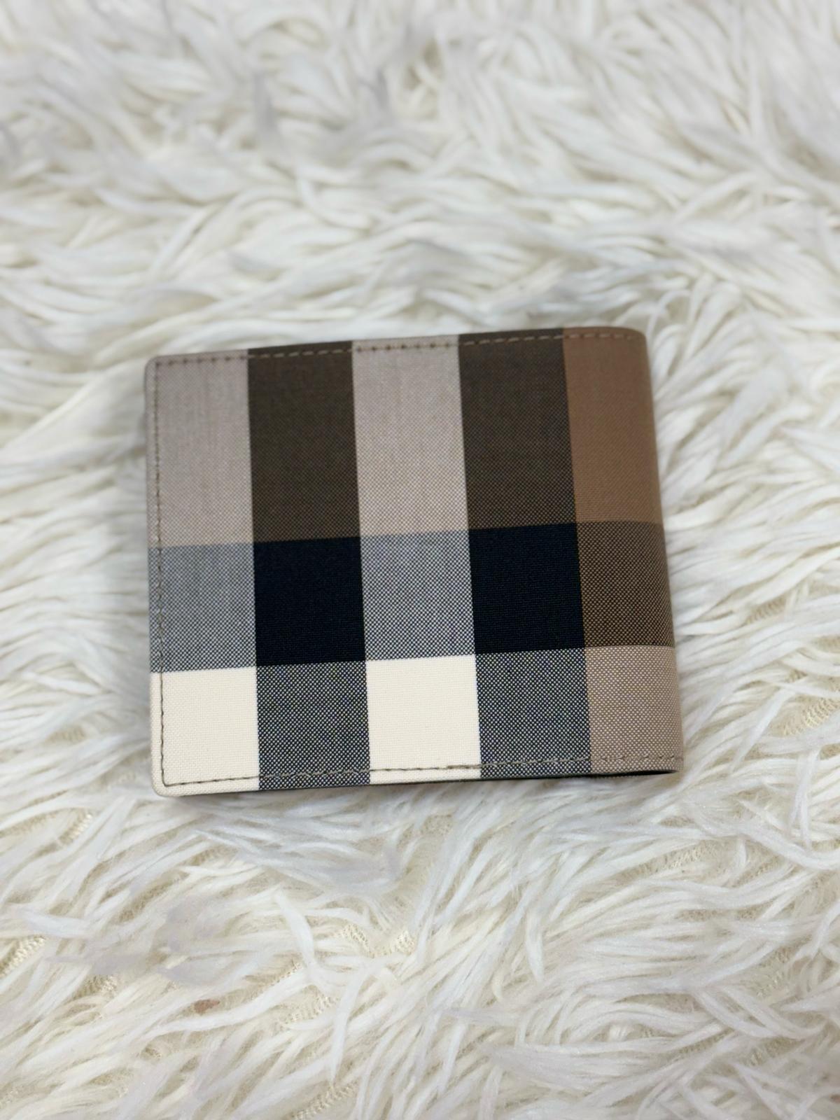 Burberry Taupe Brown Wallet