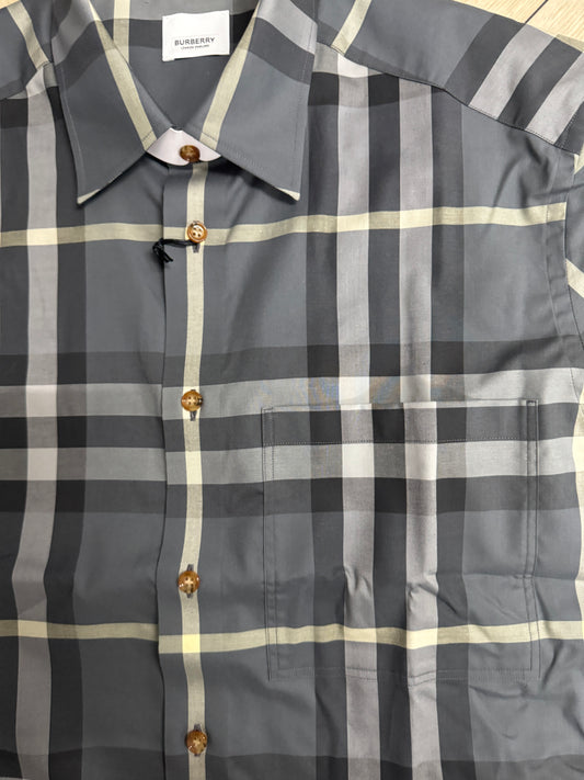 Burberry Clavwedon Seal Grey Ip Check