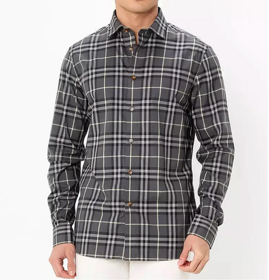 Burberry SHEFFORD SEAL GREY SHIRT